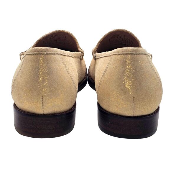 Vionic Waverly Light Gold Metallic Preppy Corpcore Loafer - Picture 5 of 7